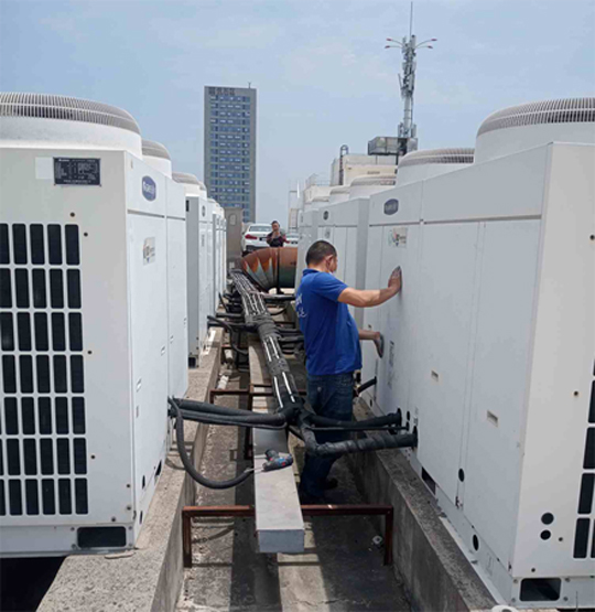 肇州中央空调制热和不制冷系统维修方法